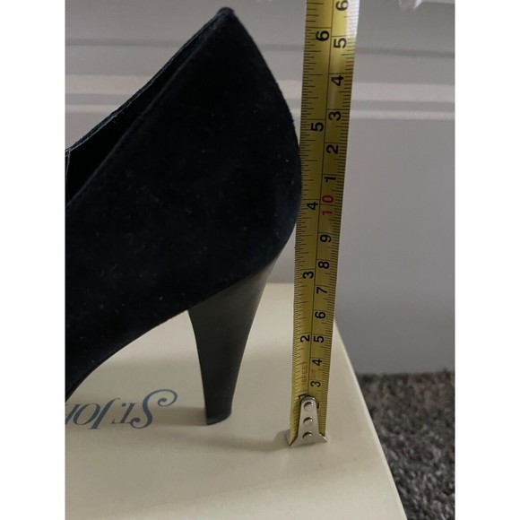 Calvin Klein ladies pumps heels black velvet size 7.5 - Picture 6 of 6